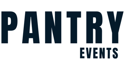 Black text on a white background reading 'Pantry Events'